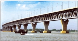 স্বপ্নের পদ্মাসেতু এখন দৃষ্টিসীমায় দিগন্তজুড়ে দাঁড়িয়ে